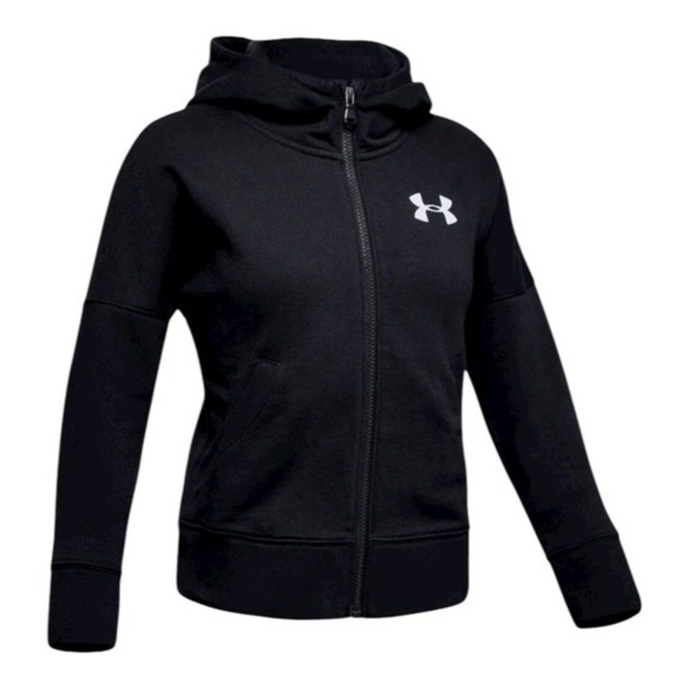 Under Armour Big Girls Rival Full-Zip Fleece Hoodie Size YMD/M
